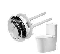 Appuyez sur le bouton pour la chasse de toilettes, celui pour le réservoir de toilettes | Double réservoir de toilette, bouton poussoir de soupape de chasse d'eau, robinet de réservoir pratique de