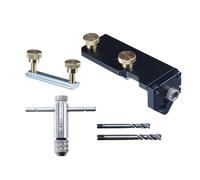 Appuyez sur le manuel d'extrusions en aluminium - Coupe-positionnement précis - Jig de forage - Garde-corps professionnel pour la fabrication, le travail du bois, le travail des métaux, l'installation