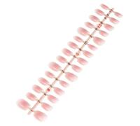 Appuyez Sur Les Ongles Carrés Courts - Faux Ongles Blush Brillant, Ongles Carrés Courts | Beaux Ongles Artificiels De Différentes Tailles Pour Les Manucures À Domicile, Retrait Rapide Et Simple, Parfa