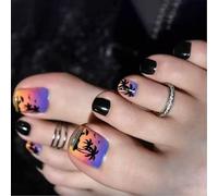 Appuyez Sur Les Ongles Courts Carrés Faux Orteils Ongles Pointes Françaises