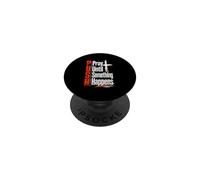 Appuyez sur Priez jusqu'à ce Que Quelque Chose se Passe Faith Cross PopSockets PopGrip Adhésif