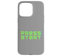 Appuyez sur Start Funny Game Design Coque pour iPhone 15 Pro Max
