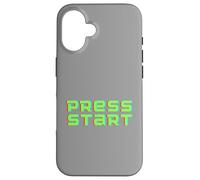 Appuyez sur Start Funny Game Design Coque pour iPhone 16