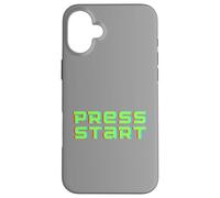 Appuyez sur Start Funny Game Design Coque pour iPhone 16 Plus