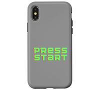 Appuyez sur Start Funny Game Design Coque pour iPhone X/XS