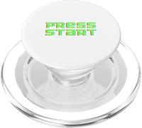 Appuyez sur Start Funny Game Design PopSockets PopGrip pour MagSafe