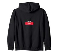 Appuyez sur Start Retro Pixel Art Gamer Style Sweat à Capuche