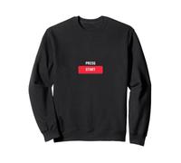 Appuyez sur Start Retro Pixel Art Gamer Style Sweatshirt