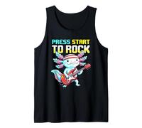 Appuyez sur Start to Rock Geek Pixel Nerd Jeu vidéo Humour Art Débardeur