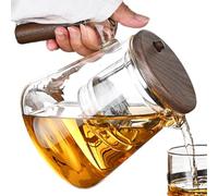 Appuyez sur Téléfeuille de contrôle-Modern Separation Authawing avec filtre inoxydable, couvercle de versement sans subvention | Pot de thé