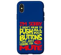 Appuyez sur Tous Vos Boutons pour Chercher Une sourdine Coque pour iPhone X/XS