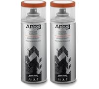 APR3 - S4002009 Vernis peinture Acrylique Multi-Usage, Couleur Orange Trafic RAL 2009, Aérosol En Fer-Blanc Recyclable de 400 ml (Lot de 2)