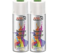 APR3 - S4006029 Vernis peinture Acrylique Multi-Usage, Couleur Vert Menthe RAL 6029, Aérosol En Fer-Blanc Recyclable de 400 ml (Lot de 2)