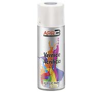APR3 - S4007001 Vernis peinture Acrylique Multi-Usage, Couleur Gris Argent RAL 7001, Aérosol En Fer-Blanc Recyclable de 400 ml
