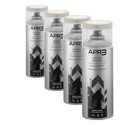 APR3 - S4009001 Vernis peinture Acrylique Multi-Usage, Couleur Blanc Crème RAL 9001, Aérosol En Fer-Blanc Recyclable de 400 ml (Lot de 4)
