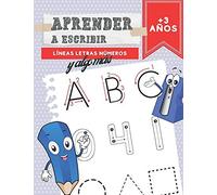 Aprender A Escribir LãNeas Letras Nãºmeros : CaligrafãA Para Niã±Os + 3 Aã±Os Aprende A Repasar El Alfabeto Ejercicios De Escritura Infantil