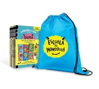 Aprender a leer en la Escuela de Monstruos - Pack con los libros 1-8 (¡incluye un regalo!): En letra MAYÚSCULA (libros para niños a partir de 5 años)