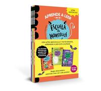 Aprender a leer en la Escuela de Monstruos - Pack con los libros 7, 8 y 9: En letra MAYÚSCULA (libros para niños a partir de 5 años)