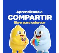 Aprendiendo a compartir: Un libro para colorear donde Batata y Banana enseñan a los niños a compartir, turnarse y disfrutar juntos paso a paso