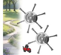 Apreoshop String Trimmer, Hellohobot - Steel Wire Grass Trimmer Head, Goredny-Trimmer-Head, 6 inch Steel Wire Brush Cutter Trimmer Replacement Heads, Universal for Easy Lawn Maintenance (2pcs)