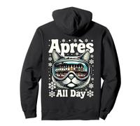 Apres All Day Bar Masque de Ski Chat Sweat à Capuche