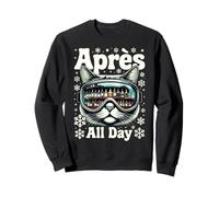 Apres All Day Bar Masque de Ski Chat Sweatshirt
