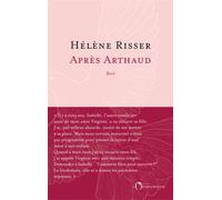 Après Arthaud Histoire d'un deuil - Hélène Risser - L'observatoire Eds De - broché - Essai