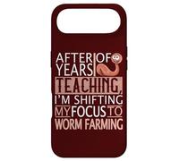 Après des années d'enseignement changeant ma Concentration sur l'agriculture des vers Coque pour iPhone Air