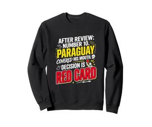 Après Examen : numéro 10. Couvert sa Bouche. La décision est Rouge Sweatshirt