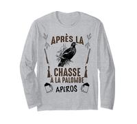Après La Palombe Apéro Tradition Chasse Humour Chasseur Manche Longue