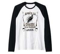 Après La Palombe Apéro Tradition Chasse Humour Chasseur Manche Raglan