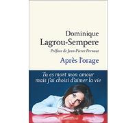 Après l'orage Dominique Lagrou-Sempere (Auteur), Jean-Pierre Pernaut (Préface)