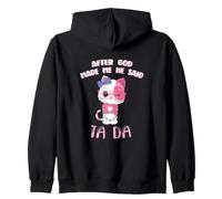 Après Que Dieu m'a Fait, il a Dit Tada, Tenue drôle de Fille Sweat à Capuche