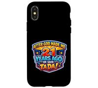 Après Que Dieu m'ait créé il y a 21 Ans, il a Dit Que c'était Le 21e Anniversaire de Tada Coque pour iPhone X/XS