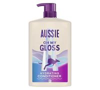 Après-shampoing hydratant Aussie Oh My Gloss 1000ml. Adoucit et lisse les cheveux secs et ternes. Infusé à l'huile de noix de macadamia australienne. Végan et sans cruauté envers les animaux
