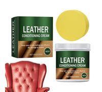 Après-shampoing pour cuir de voiture | Après-shampoing pour sièges en cuir, sacs à main, chaussures, bottes et accessoires, avec éponge