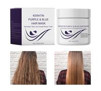 Après-Shampooing | 100g Masque Capillaire Hydratant | Nourrissant et Correction des Reflets Jaunes, Traitement Profond pour Cheveux Doux, Lisses et Soyeux