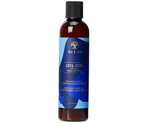Après-shampooing "As I Am" "Dry & Itchi" -237 ml- Contrôle les pellicules et améliore la sécheresse du cuir chevelu- MÉTHODE CURLY APPROPRIÉE -