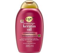 Après-Shampooing Keratin Oil (Flacon De 385 Ml) - Soin Capillaire Fortifiant Pour Cheveux Cassants - Après-Shampooing Revitalisant À L'huile De Kératine