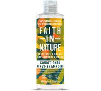 Après-Shampooing Naturel Pamplemousse & Orange Faith In Nature, Revitalisant, Vegan & Cruelty Free, Sans Parabènes & Sles, Pour Cheveux Normaux À Gras, 400ml