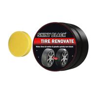 Après-shampooing pour cuir de voiture - Crème de restauration professionnelle 50 g, vernis pour garniture de tableau de bord, raviveur de siège intérieur, kit d'éponge de nettoyage | Solution de répar