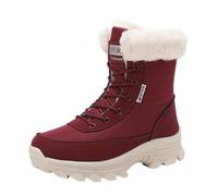 Apres Ski Femme Bottes De Neige Fourrées Chaussures Hiver Chaussure Chaude Botte Grand Froid Randonnée Boots D'hiver Après Chaudes Bottine Imperméable Pour Après-Ski Raquette Bottines Glacia Barefoot