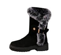 Apres Ski Femme Bottes De Neige Imperméable Hiver Chaussures Botas Botte Après Randonnée Snow Boots D'hiver Chaussure Raquette Bottines Fourrées Chaude Grand Froid Glacia Barefoot Chaudes Bottine