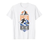Après-Ski Instructeur Skieur de Montagne Design Rétro T-Shirt