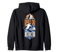 Après-Ski Instructeur Vintage Ski Descente Sweat à Capuche