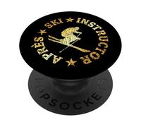 Apres-Ski Instructor (Jaune) Moniteur de Ski PopSockets PopGrip Adhésif