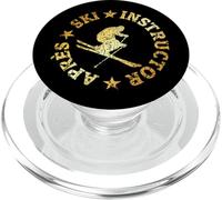 Apres-Ski Instructor (Jaune) Moniteur de Ski PopSockets PopGrip pour MagSafe
