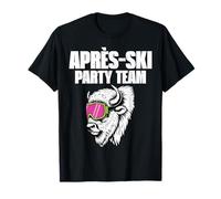 Apres Ski Party Team Ski Ski Drôle Neige Sport d'hiver T-Shirt
