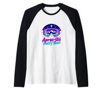 Apres Ski Party Vibes - Vie Nocturne Snowy Mountain Manche Raglan