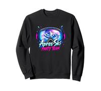 Apres Ski Party - Vie Nocturne Snowy Mountain Sweatshirt